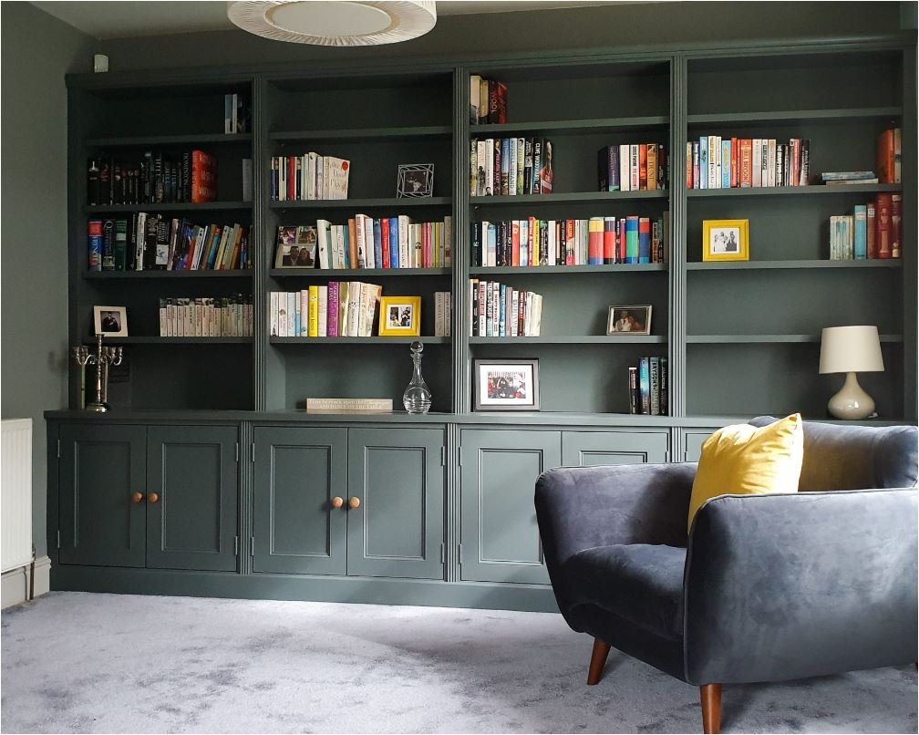 Custom Bookcase Painting